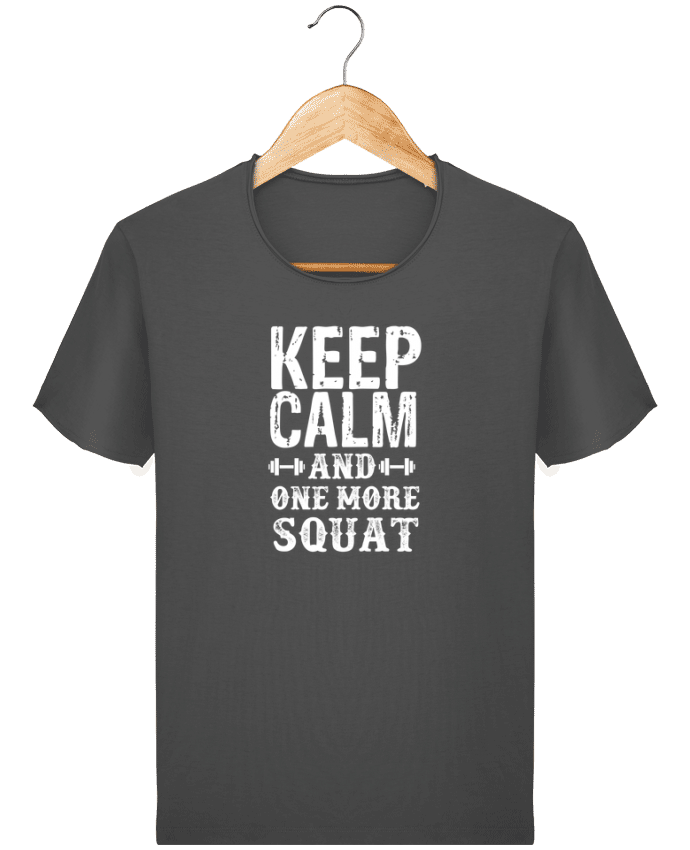 T-shirt Men Stanley Imagines Vintage Keep calm and one more squat by Original t-shirt