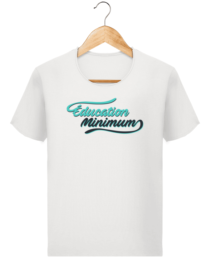  T-shirt Homme vintage Education minimum citation Dikkenek par tunetoo