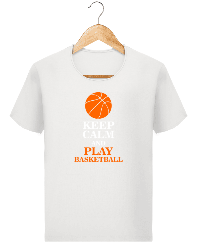  T-shirt Homme vintage Keep calm and play basketball par Original t-shirt