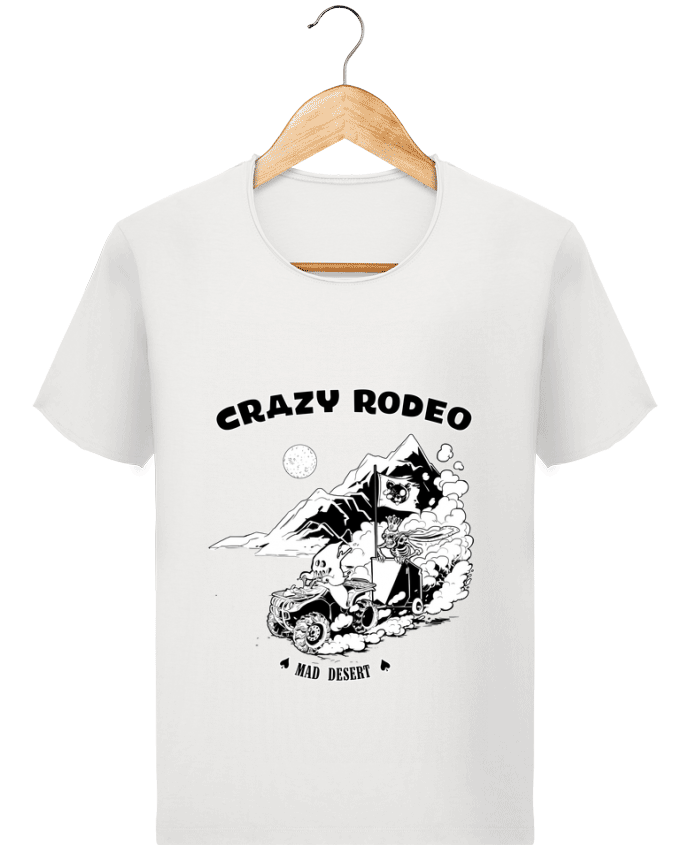  T-shirt Homme vintage Crazy rodéo par Tomi Ax - tomiax.fr