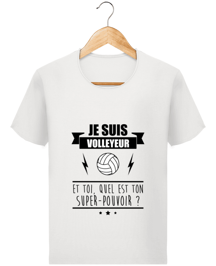  T-shirt Homme vintage Je suis volleyeur et toi, quel est ton super-pouvoir ? par Benichan