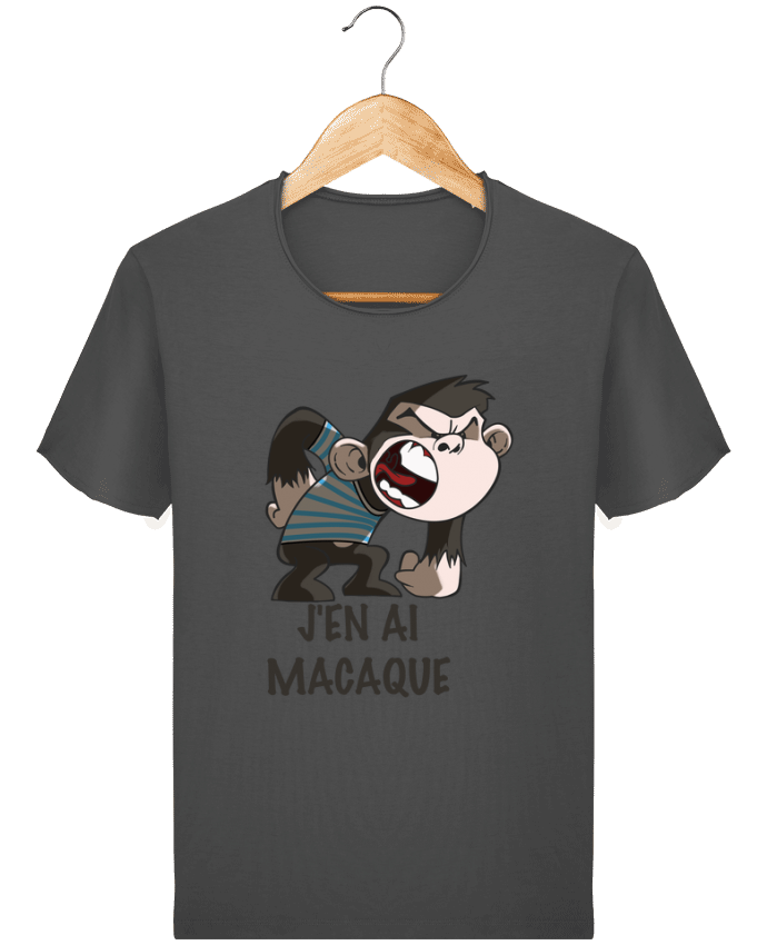 T-shirt Men Stanley Imagines Vintage J'en ai macaque ! by Le Cartooniste