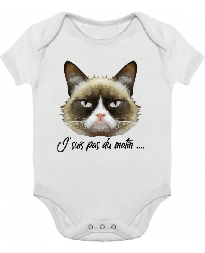 Baby Body Contrast je suis pas du matin by DesignMe