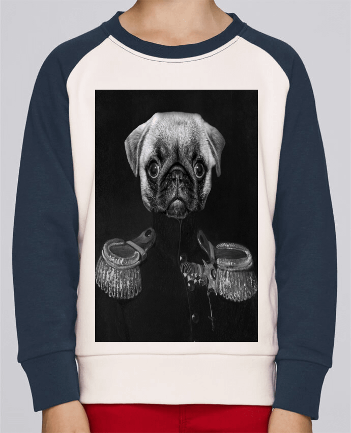 Sweat baseball enfant Chien soldat par Les Caprices de Filles