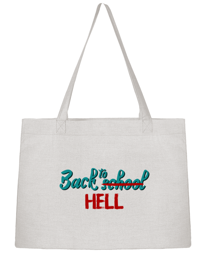 Shopping tote bag Stanley Stella Back to hell by tunetoo