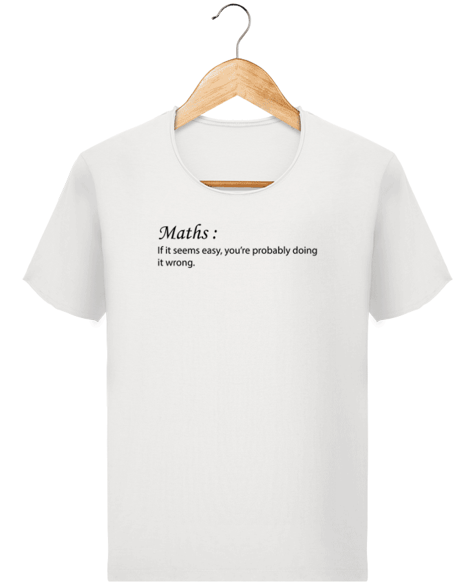 Camiseta Hombre Stanley Imagine Vintage Maths definition por tunetoo