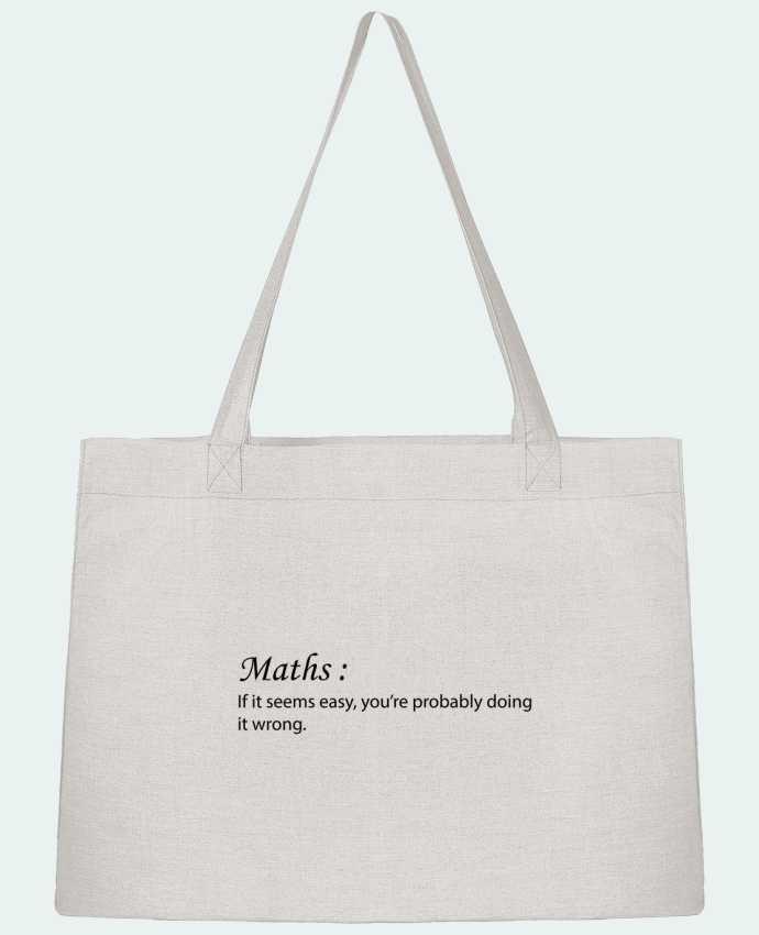 Shopping tote bag Stanley Stella Maths definition by tunetoo
