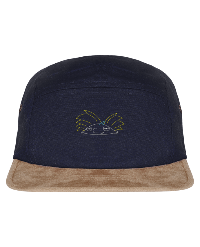 5 Panel Cap suede effect visor Arnold brodé by tunetoo