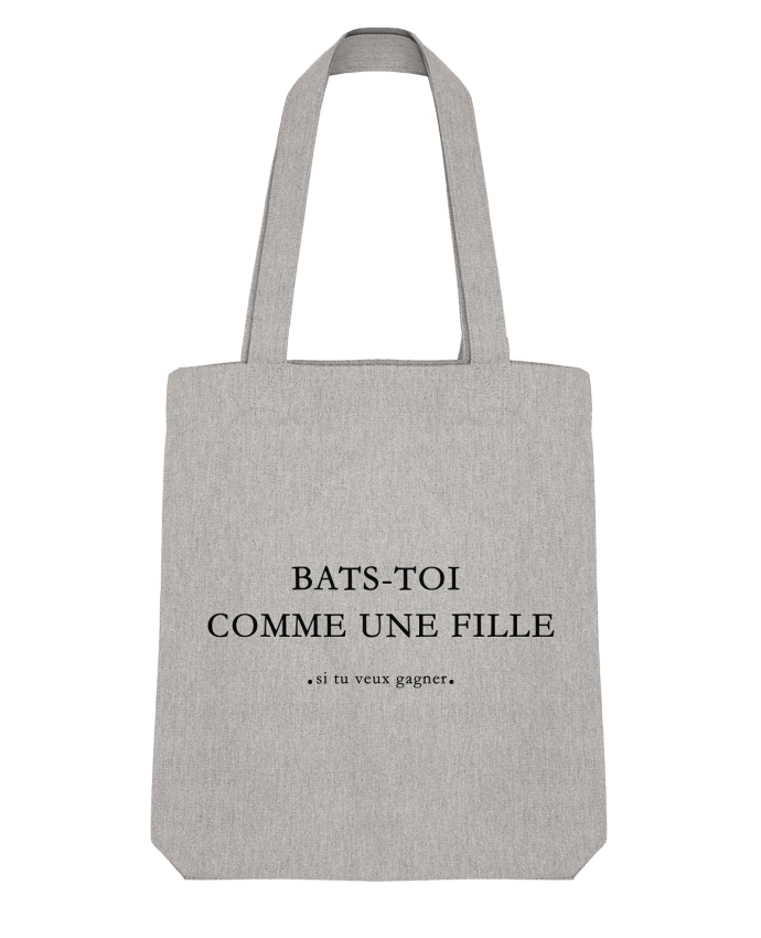 Tote Bag Stanley Stella Bats-toi comme une fille par tunetoo 