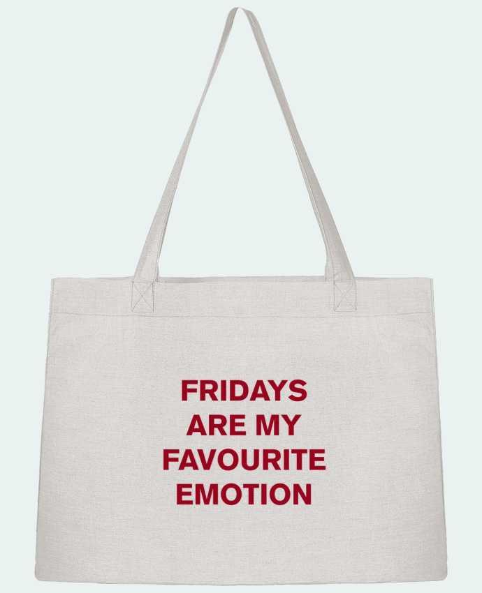 Shopping tote bag Stanley Stella Fridays are my favourite emotion by tunetoo