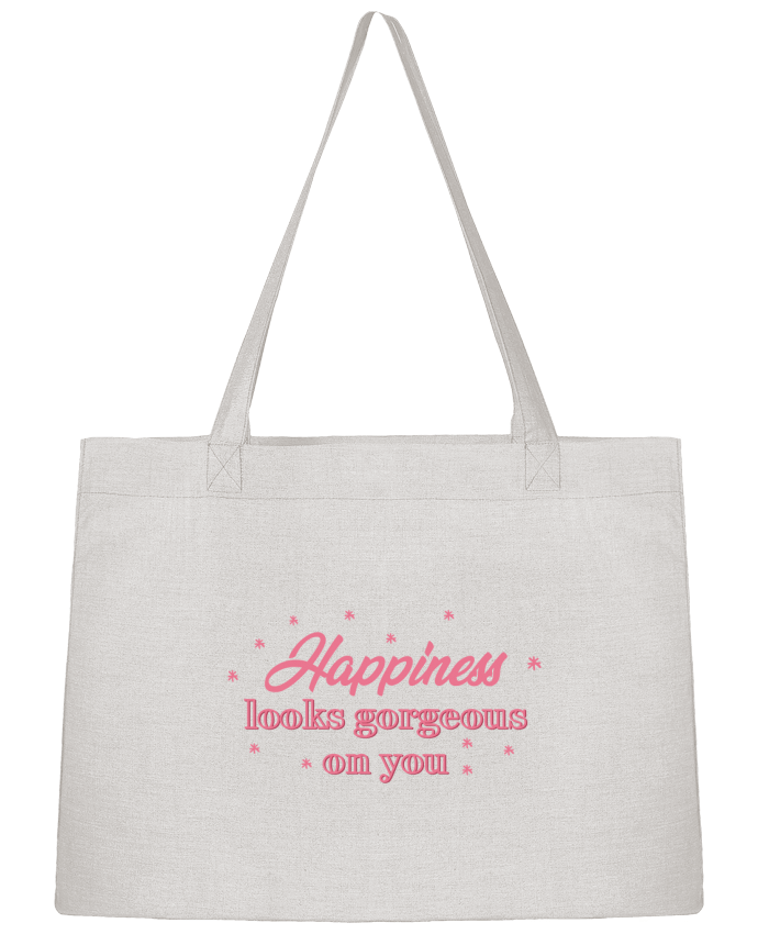 Shopping tote bag Stanley Stella Happiness looks gorgeous by tunetoo