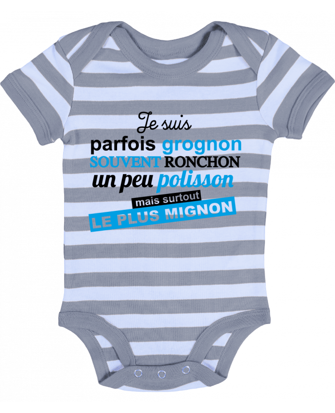 Baby Body striped Grognon ronchon polisson mignon - GraphiCK-Kids