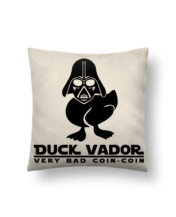 Coussin suédine Duck Vador par Fnoul