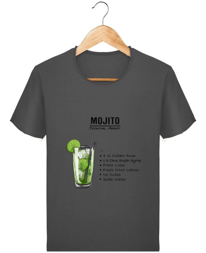 T-shirt Men Stanley Imagines Vintage Cocktail Mojito by Fnoul