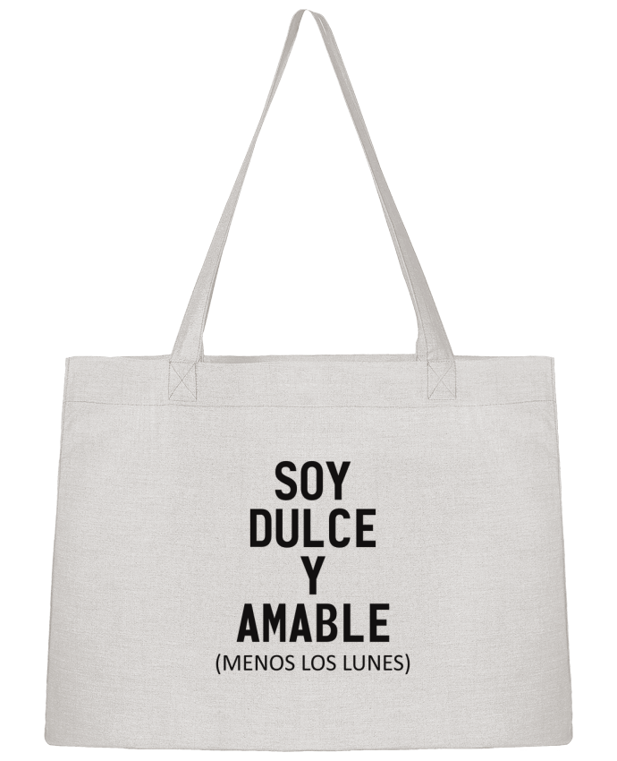 Shopping tote bag Stanley Stella Soy dulce y amable (menos los lunes) by tunetoo