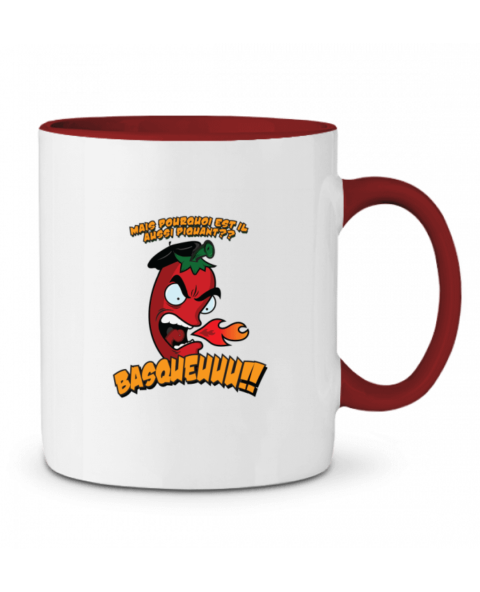 Mug bicolore PIMENT BASQUE PTIT MYTHO