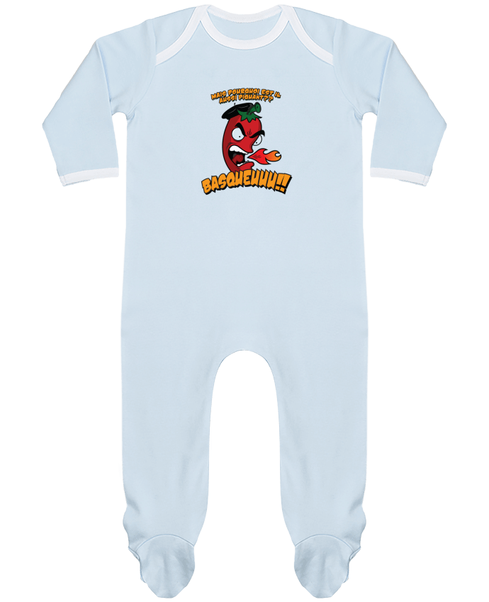 Body Pyjama Bébé PIMENT BASQUE par PTIT MYTHO