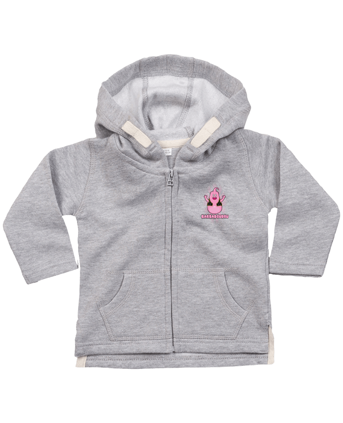 Hoddie with zip for baby BARBABOUBOU by PTIT MYTHO