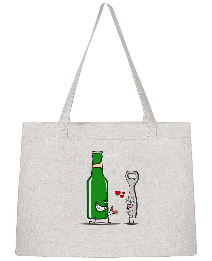 Shopping tote bag Stanley Stella BEER ROMANCE by PTIT MYTHO