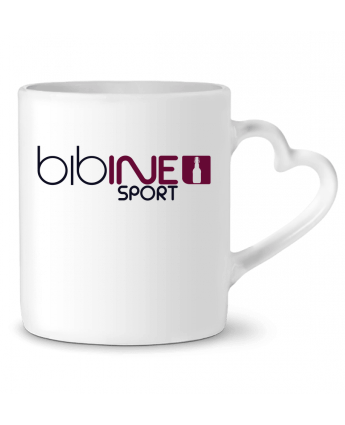 Mug coeur BIBINE SPORT par PTIT MYTHO