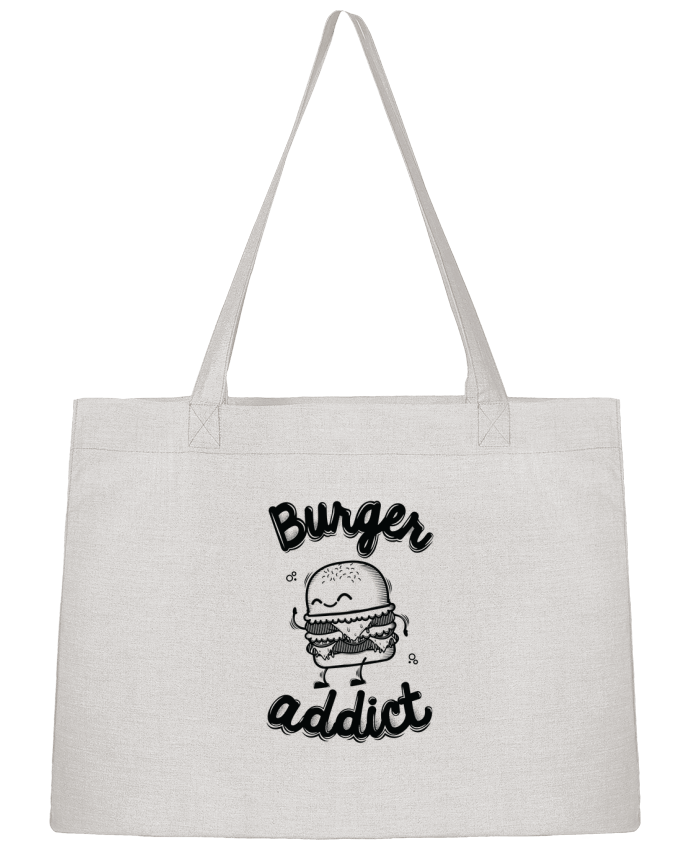 Shopping tote bag Stanley Stella BURGER ADDICT by PTIT MYTHO