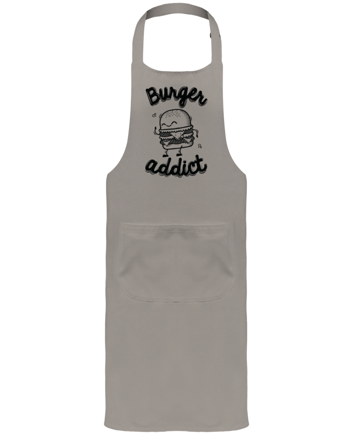 Tablier avec poches BURGER ADDICT par PTIT MYTHO
