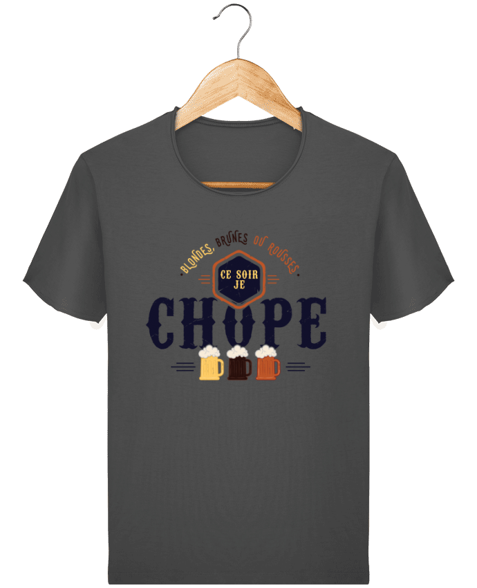  T-shirt Homme vintage CE SOIR JE CHOPE par PTIT MYTHO