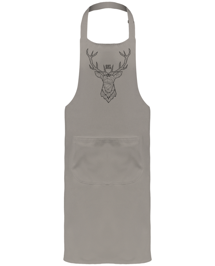 Tablier avec poches CERF GRAPHIQUE par PTIT MYTHO