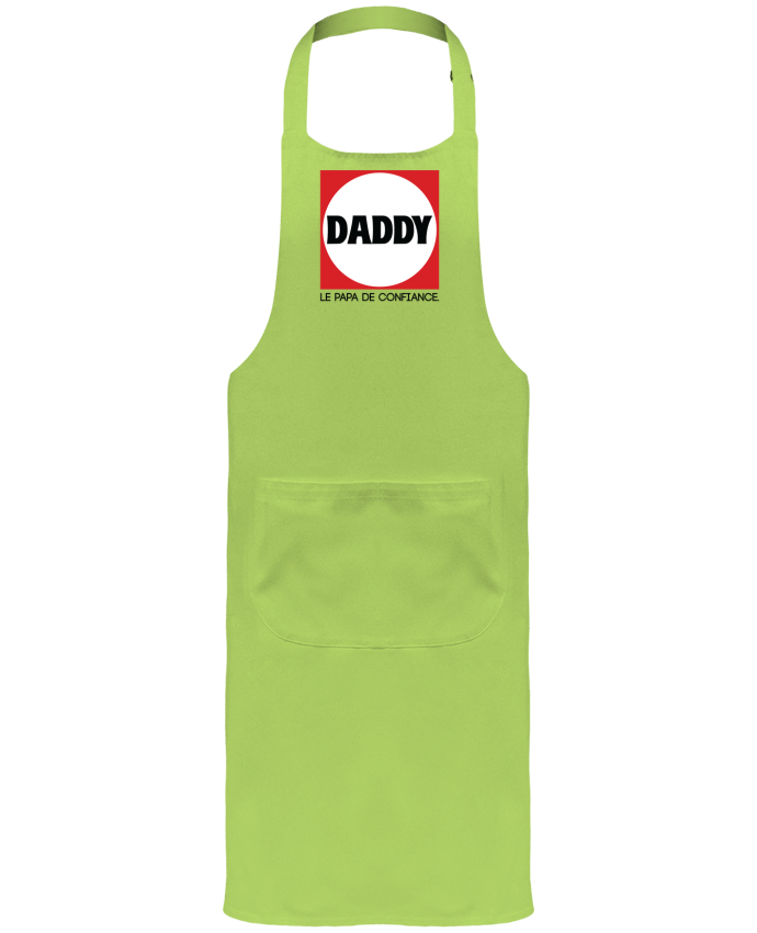 Garden or Sommelier Apron with Pocket DADDY LE PAPA DE CONFIANCE by PTIT MYTHO