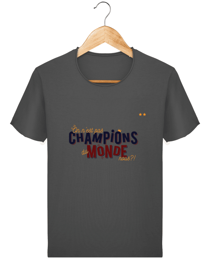  T-shirt Homme vintage CHAMPIONS DU MONDE par PTIT MYTHO