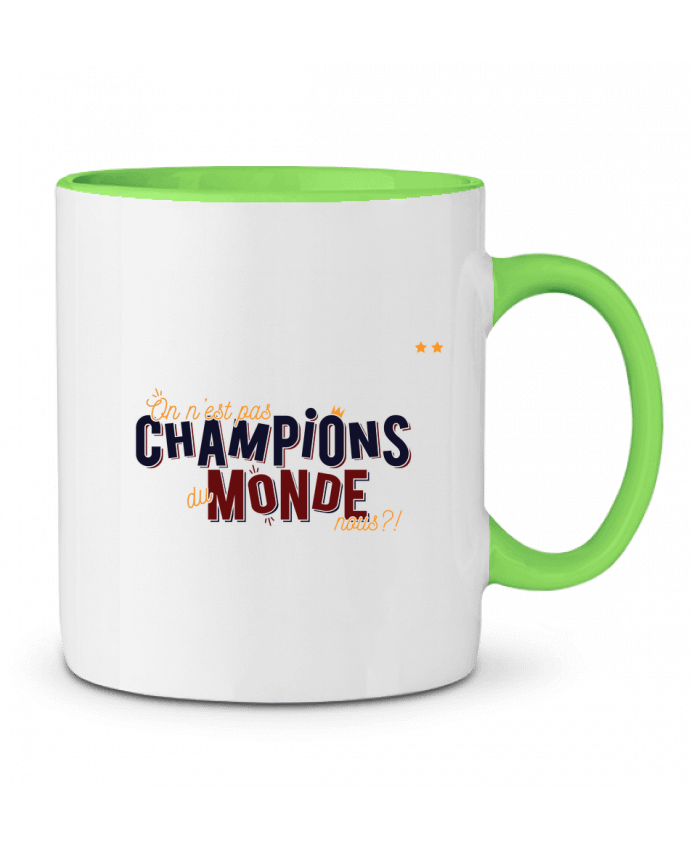 Mug bicolore CHAMPIONS DU MONDE PTIT MYTHO