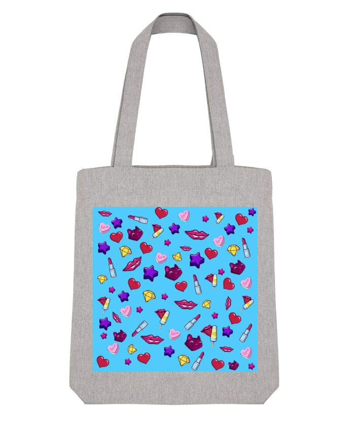 Tote Bag Stanley Stella Fashion Girl - Digital Pattern 1 by inchauspe 