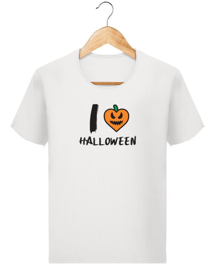  T-shirt Homme vintage I Love Halloween par tunetoo