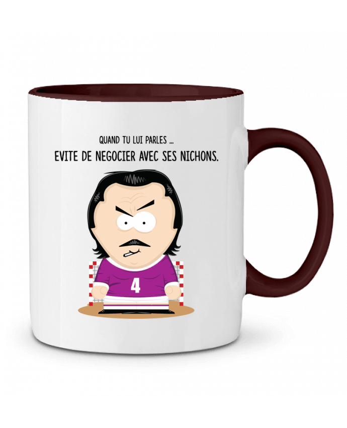 Taza Cerámica Bicolor Jean Claude Dikkenek PTIT MYTHO