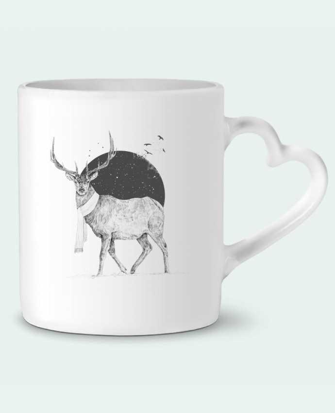 Mug Heart Winter is all around by Balàzs Solti