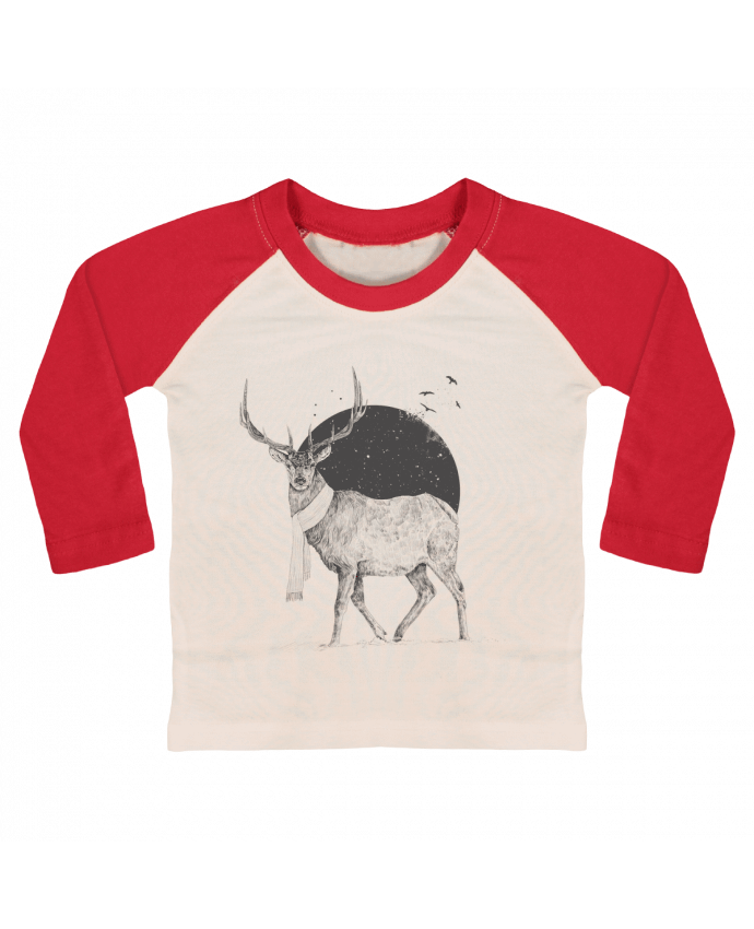 T-shirt baby Baseball long sleeve Winter is all around by Balàzs Solti
