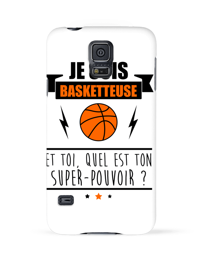 Carcasa Samsung Galaxy S5 Je suis basketteuse et toi, quel est ton super-pouvoir ? por Benichan