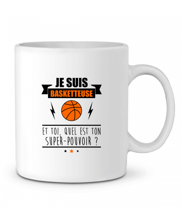 Taza Cerámica Je suis basketteuse et toi, quel est ton super-pouvoir ? por Benichan