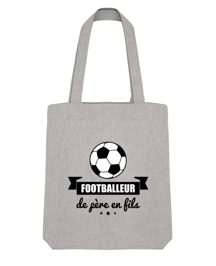 Tote Bag Stanley Stella Footballeur de père en fils, foot, football par Benichan 