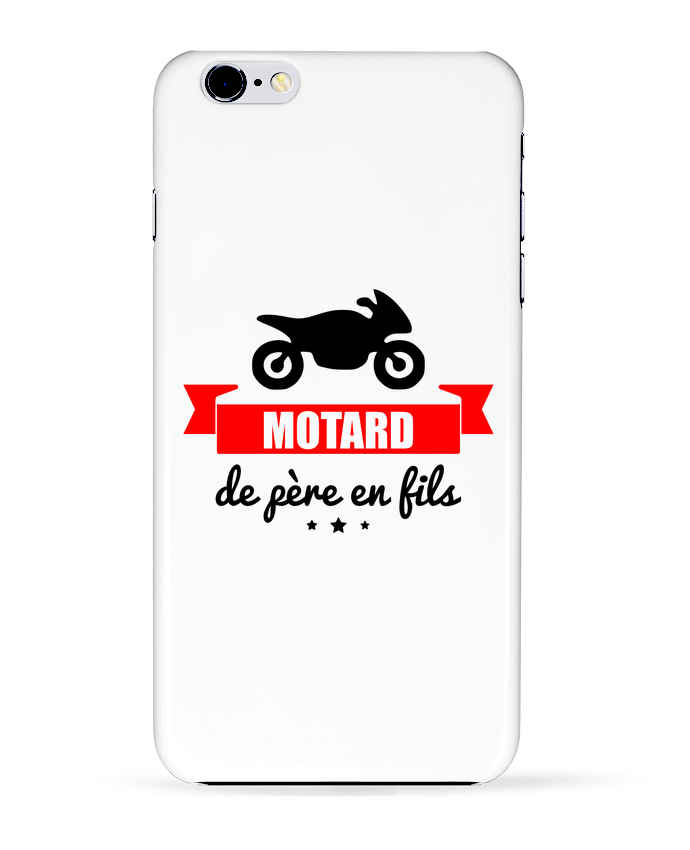 Carcasa Iphone 6+ Motard de père en fils, moto, motard de Benichan