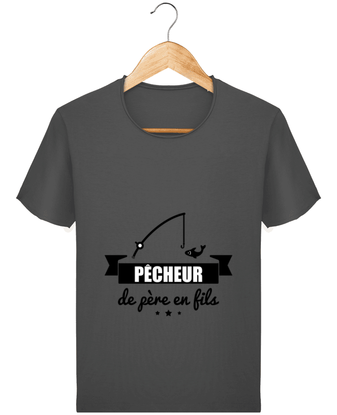 T-shirt Men Stanley Imagines Vintage Pêcheur de père en fils, pêcheur, pêche by Benichan