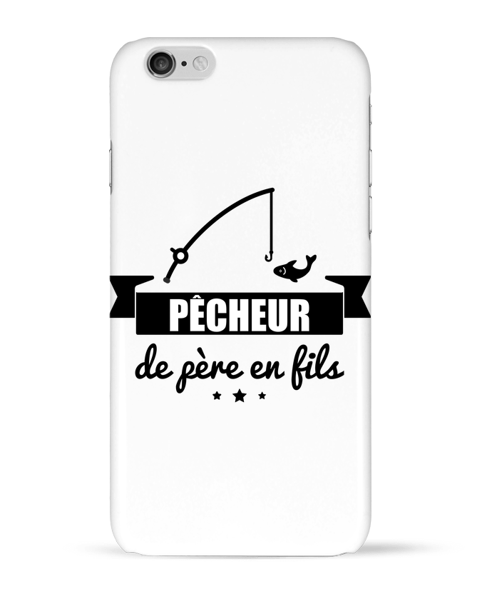 Coque iPhone 6 Pêcheur de père en fils, pêcheur, pêche par Benichan