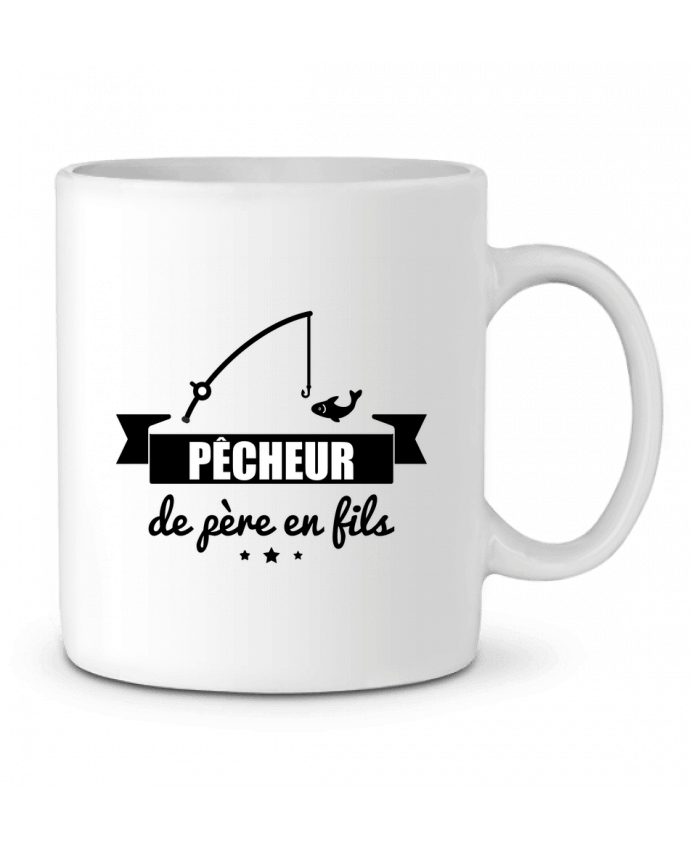 Mug  Pêcheur de père en fils, pêcheur, pêche par Benichan