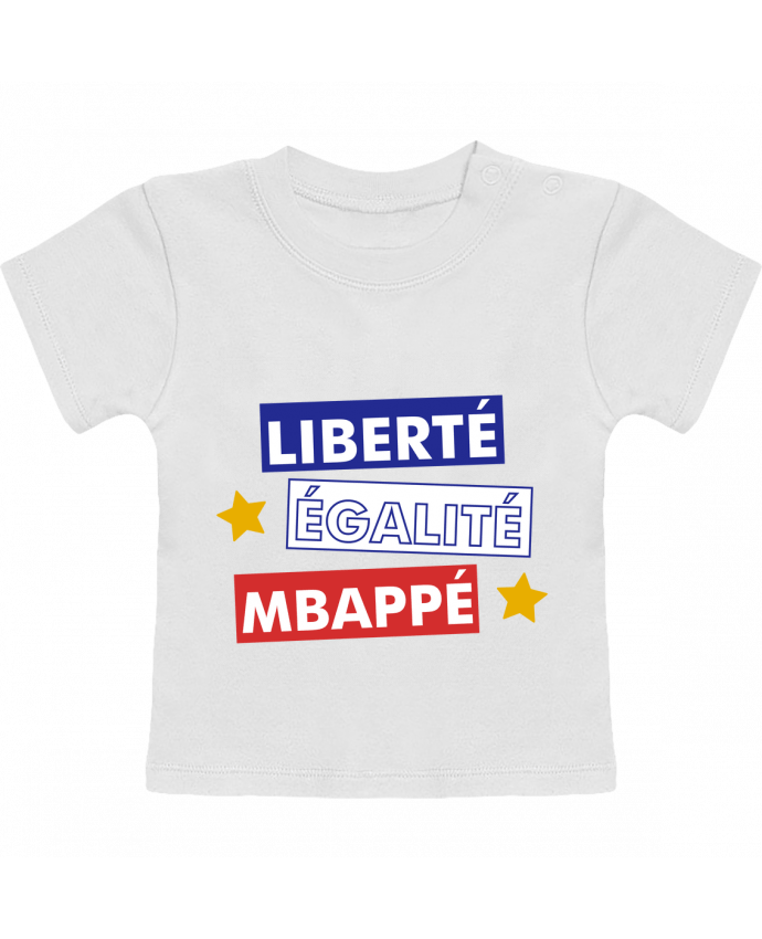 T-Shirt Baby Short Sleeve Equipe de France MBappé manches courtes du designer tunetoo