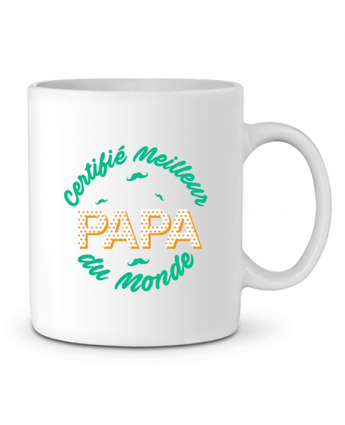 Ceramic Mug Certifié meilleur papa du monde by tunetoo
