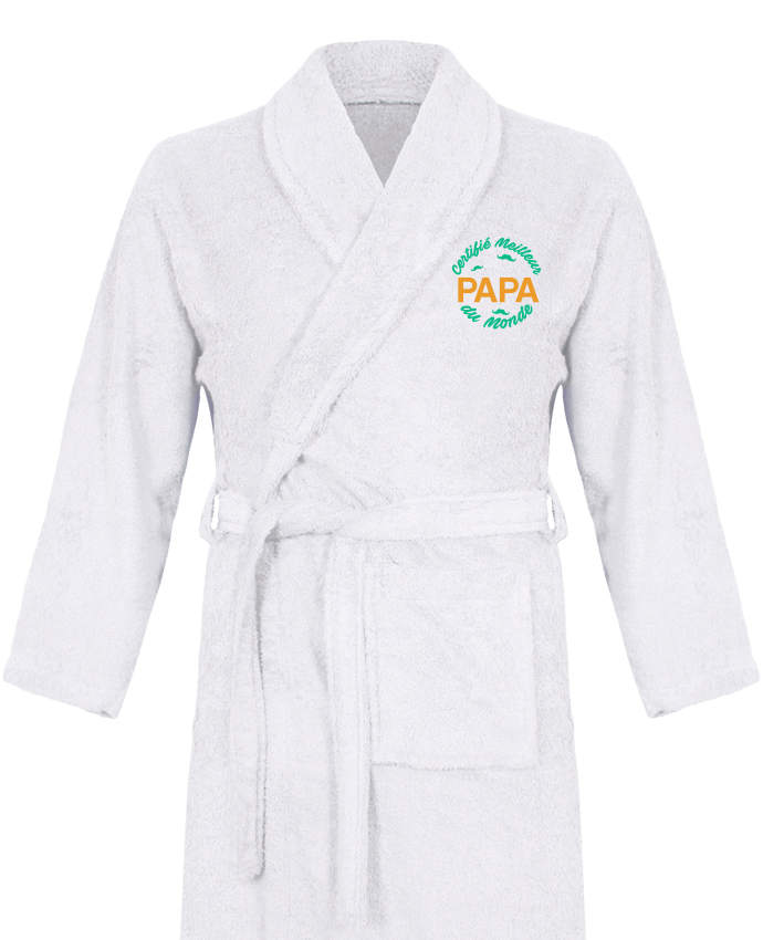 Sponge Premium Bathrobe Certifié meilleur papa du monde by  tunetoo 