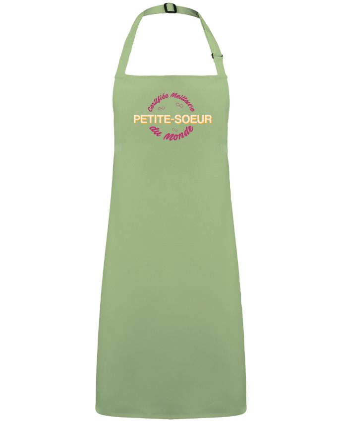 Apron no Pocket Certifiée meilleure petite-soeur du monde by  tunetoo