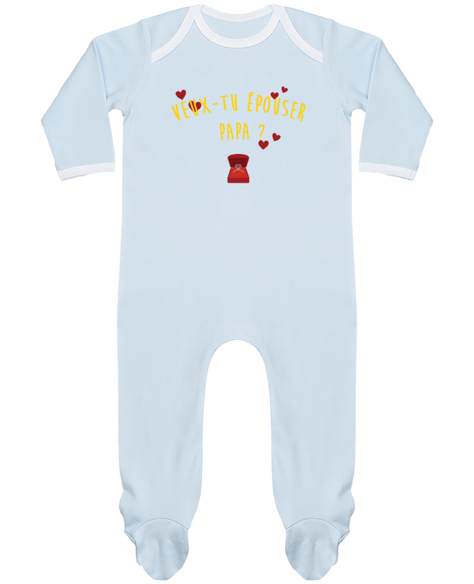 Body Pyjama Bébé Veux-tu épouser papa ? par tunetoo