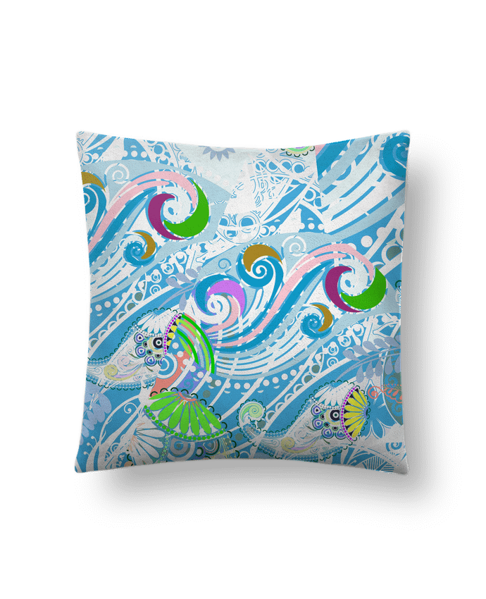 Cushion suede touch 45 x 45 cm Paisley Mix 3 by L'Homme Sandwich