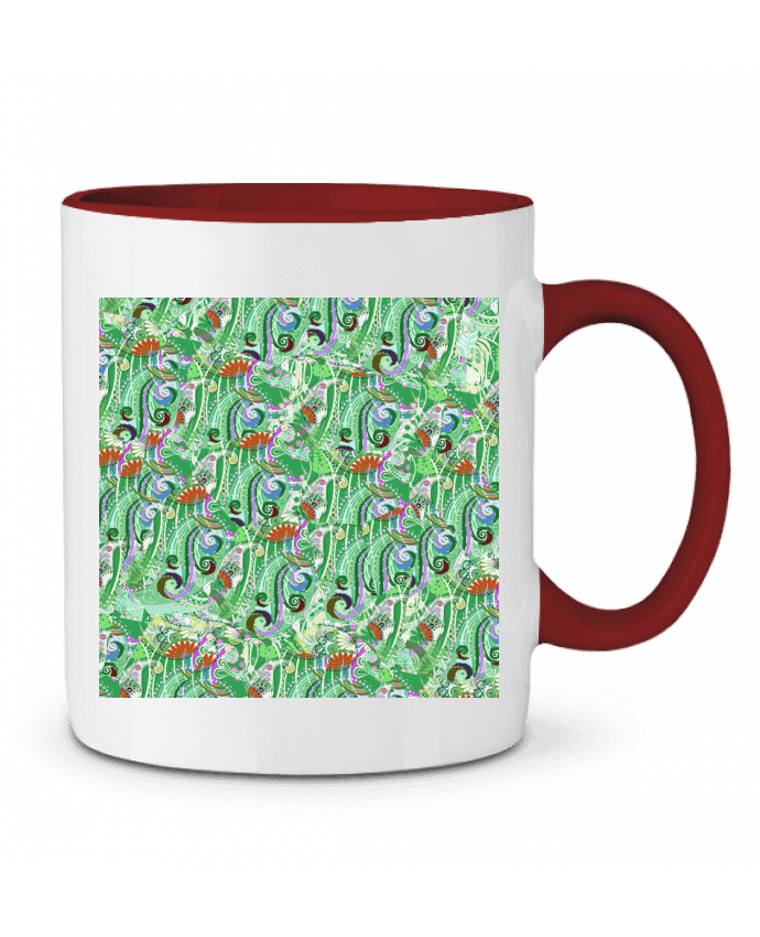 Two-tone Ceramic Mug Paisley Mix 5 L'Homme Sandwich